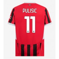 Fotballdrakt Herre AC Milan Christian Pulisic #11 Hjemmedrakt 2024-25 Kortermet